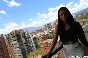 Bangbros Valery Santos Colombian Chick With Big Ass Films Her First Porno 245x